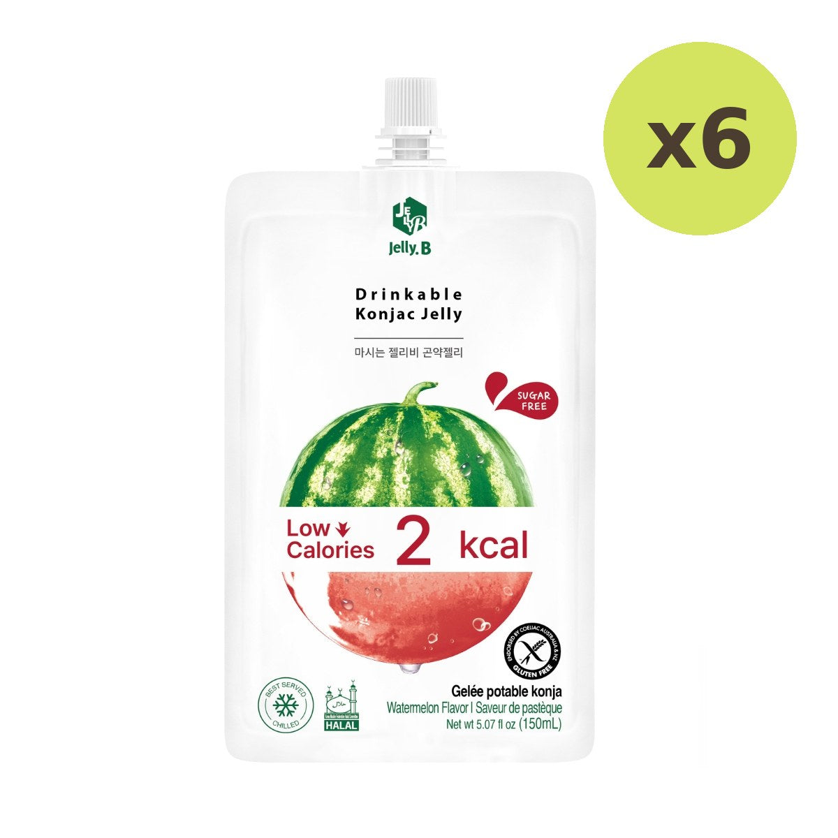 Jelly B Konjac Jelly Watermelon Flavor