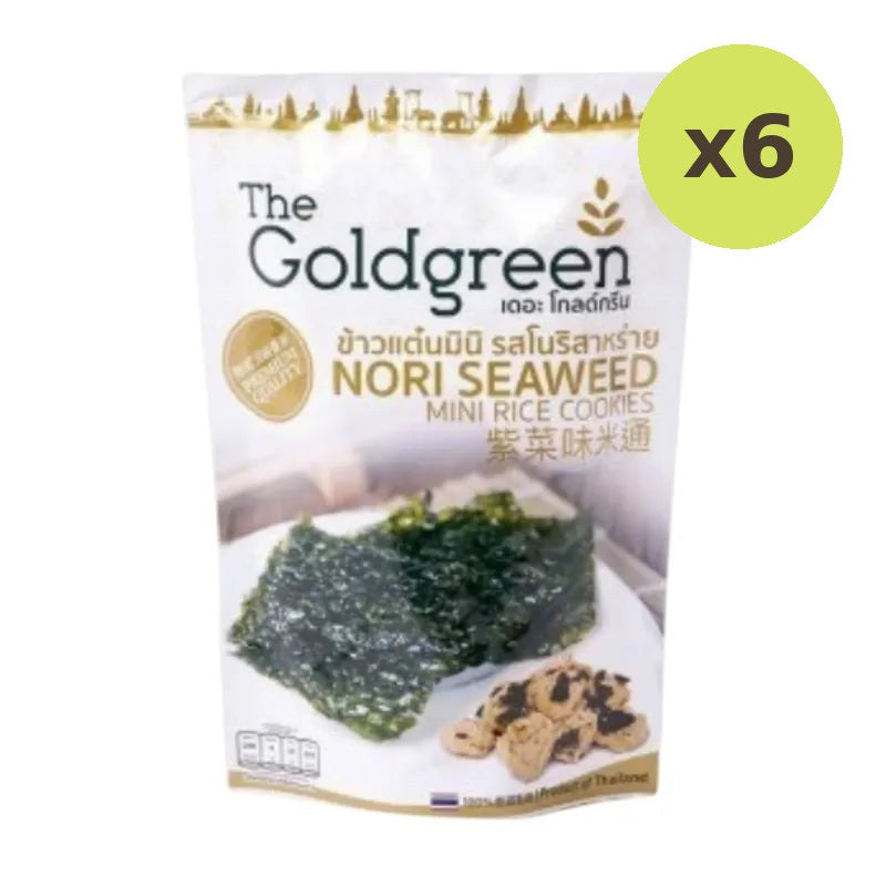 The Goldgreen Nori Seaweed Mini Ricecookies 40g