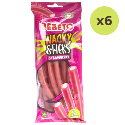 Bebeto Wacky Sticks Strawberry