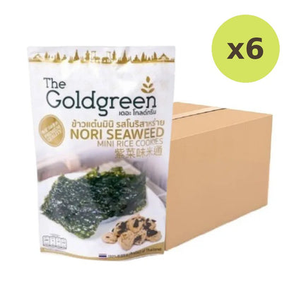 The Goldgreen Mini Rice Cookies Nori Seaweed 40g