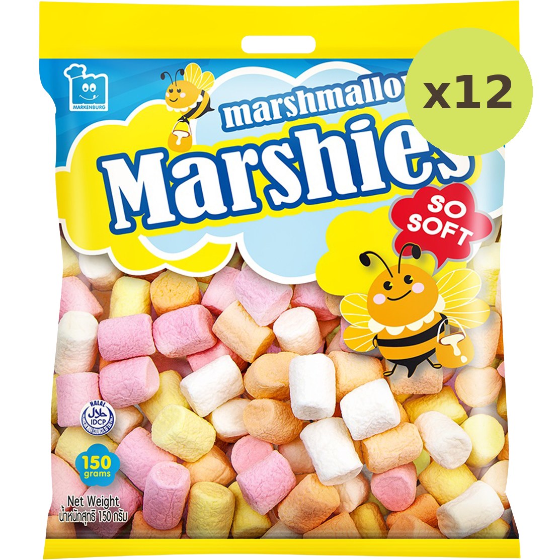 Markenburg Marshies Mini Assorted Marshmallows