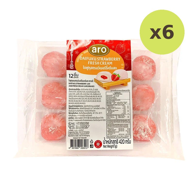 ARO Daifuku Strawberry Cream 420g