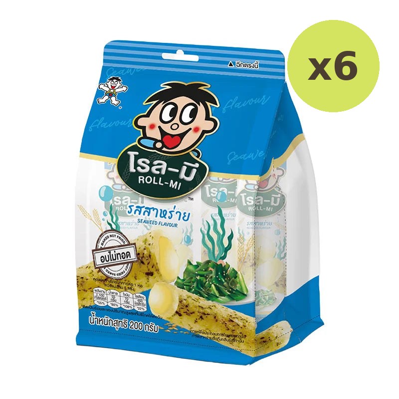 Want Roll-Mi Rice Roll Seaweed Flavour 200g
