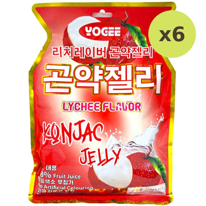 Yogee Lychee Flavour Konjac Jelly