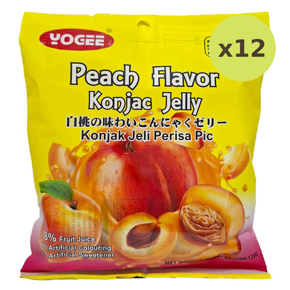 Yogee Peach Flavor Jelly