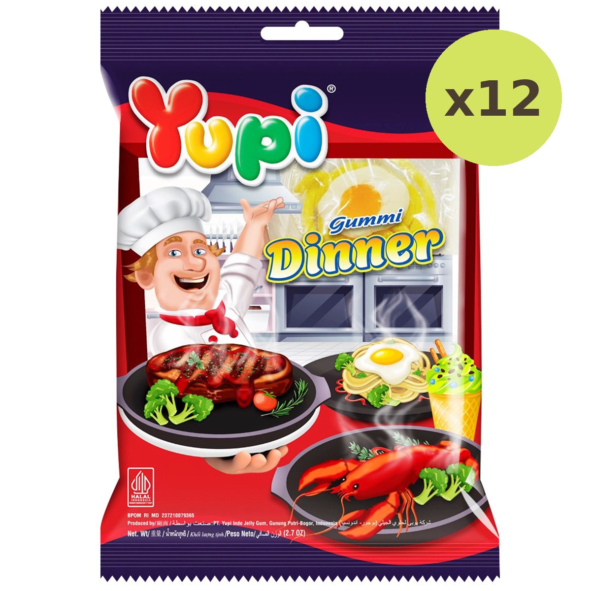 Yupi Gummy Dinner