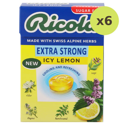 Ricola Icy Lemon Candy Sugar Free