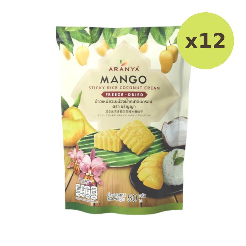 Aranya Mango Sticky Rice With Crispy Coconut Milk Freezedried 50g