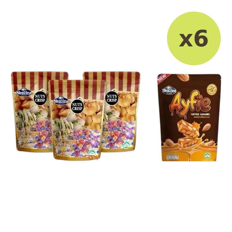 Nezline Tubtab Almond Pistachio Cashew Nut Snacks Cut Nuts