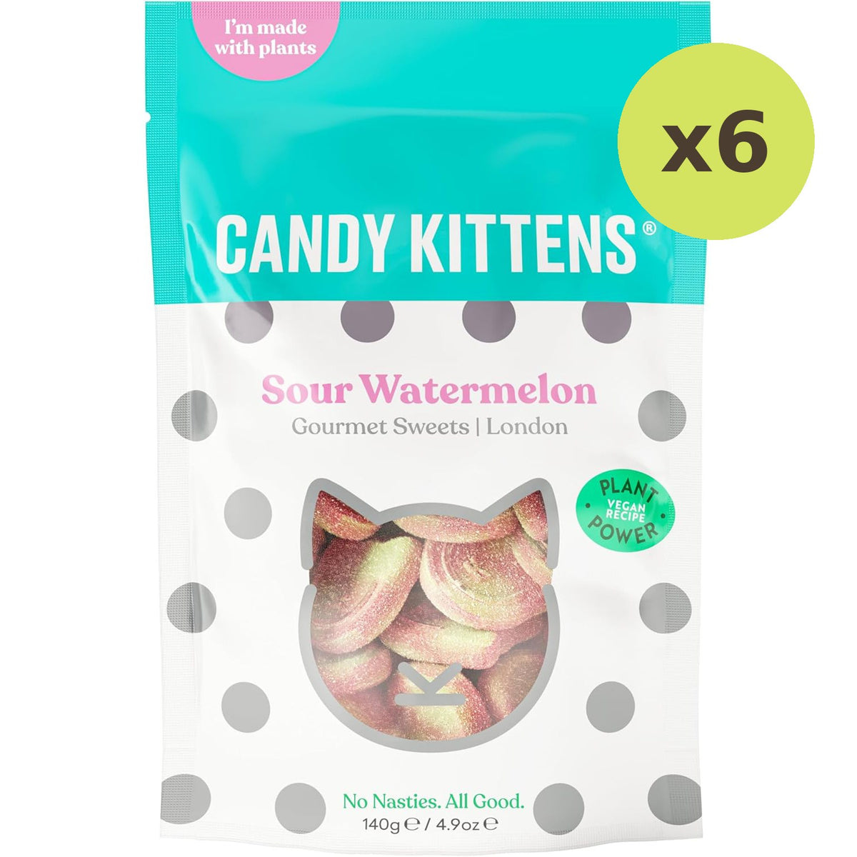 Candy Kittens Sour Watermelon Gourmet Sweets