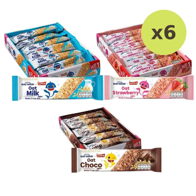 Pennyo Oatmeal Snacks Baby Shark Chocolate Flavor Milk