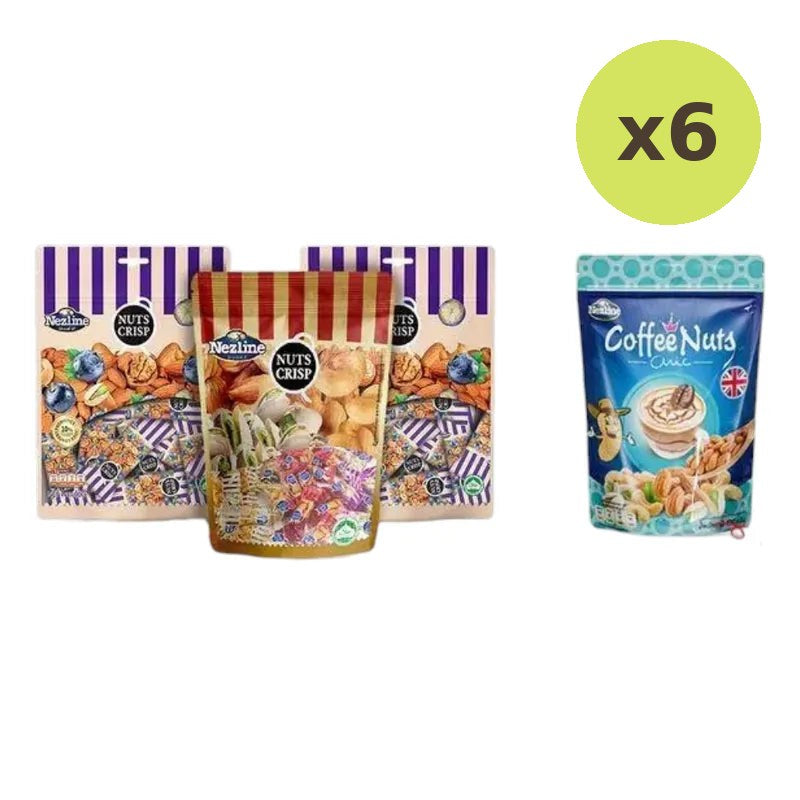 Nezline Tubtab Peanut Snack Almond Pistachio Cashew Nuts Cut