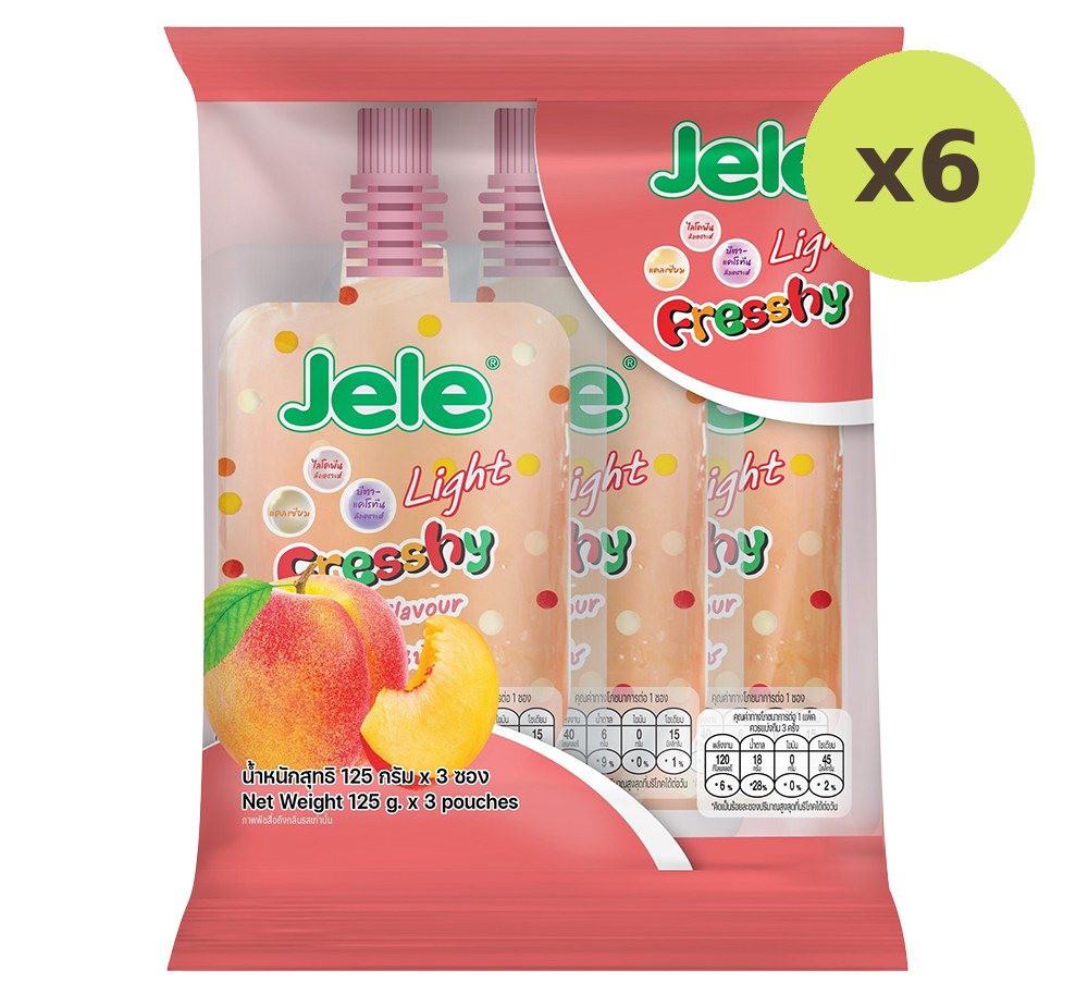 Jele Light Fresshy Peach Flavor