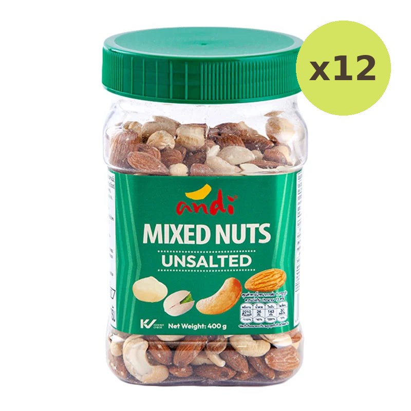 Andi Mixed Nuts Unsalted 400g