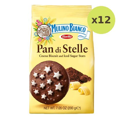 Barilla Mulino Bianco Pan Di Stelle Cocoa Biscuit And Iced Sugar