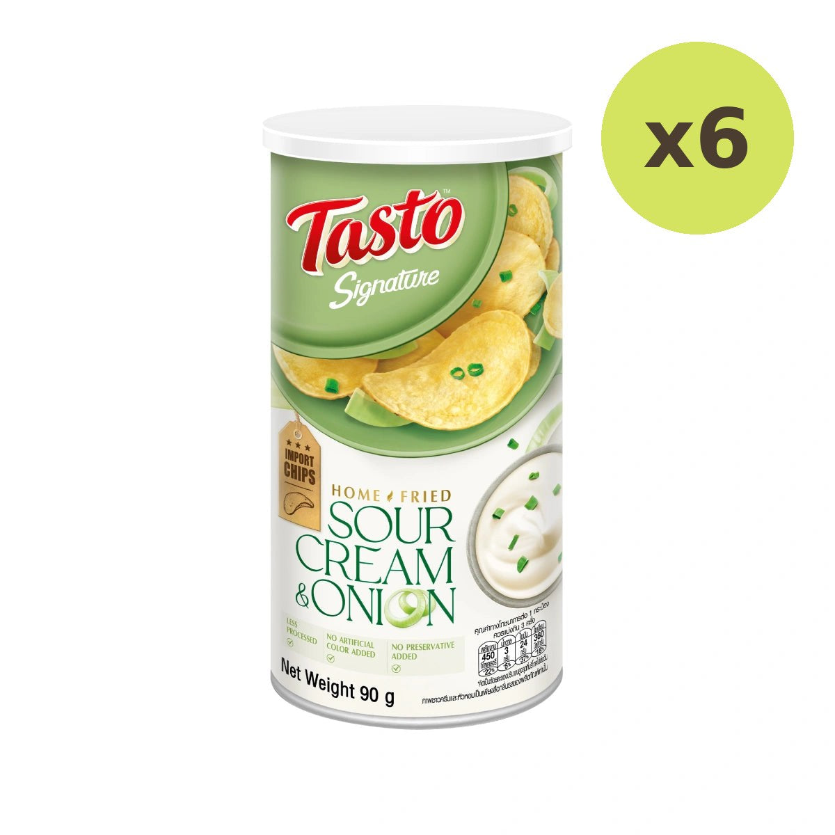 Tasto Signature Home Fried Sour Cream & Onion 90g