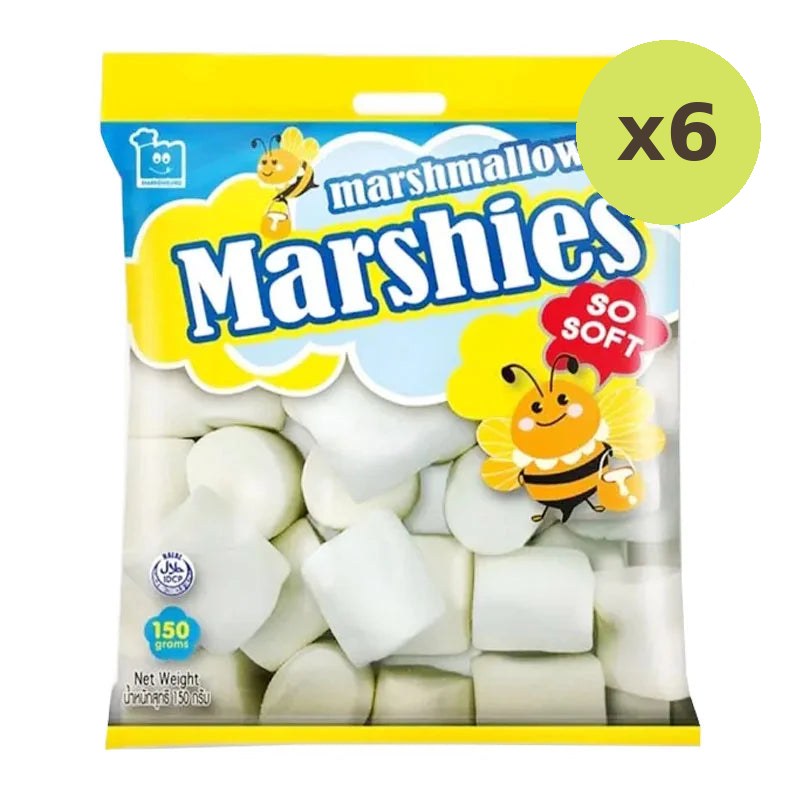 Marshies Vanilla Marge White Marshmallows 150g