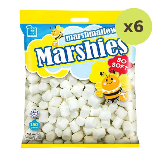 Marshies Vanilla Medium White Marshmallows 150g