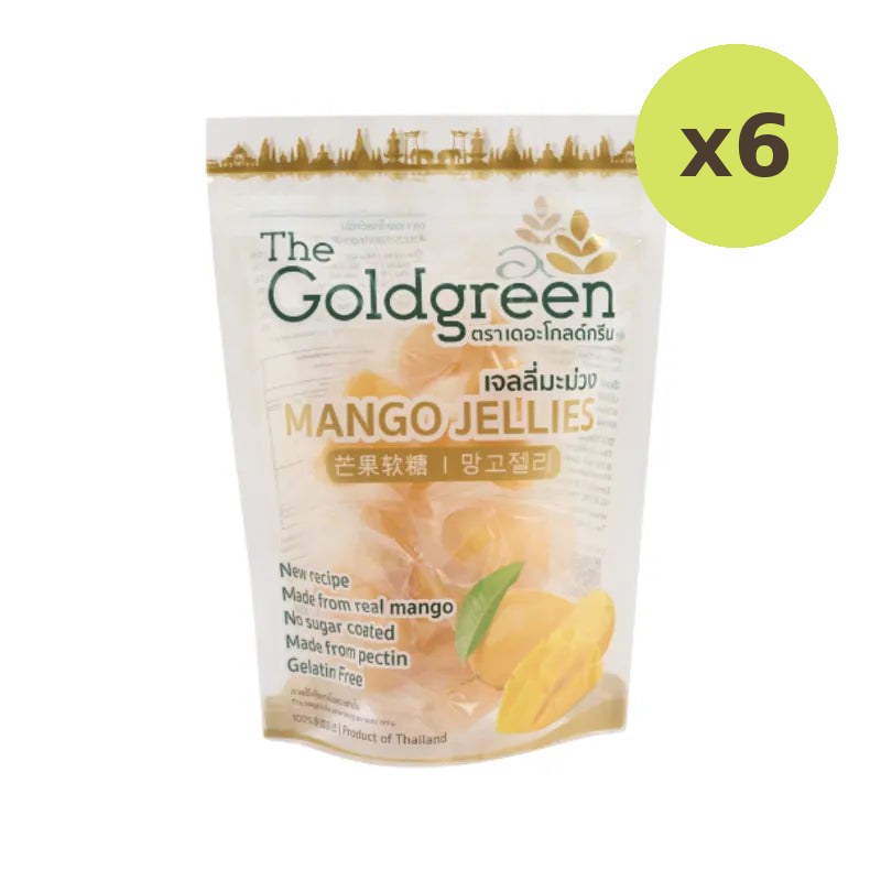 The Goldgreen Mango Jelly Jellies 200g