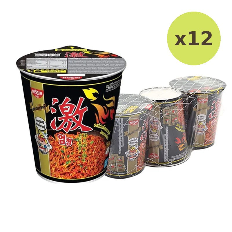 Nissin Premium Cup Instant Noodle Korean Hot Chilli Chicken 71g