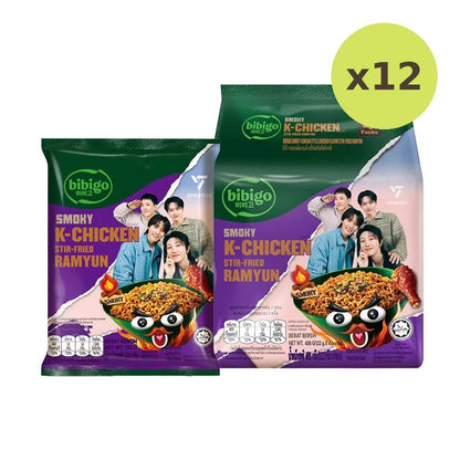Bibigo Instant Noodles Stirfried Ramyun Smoky Korean Style