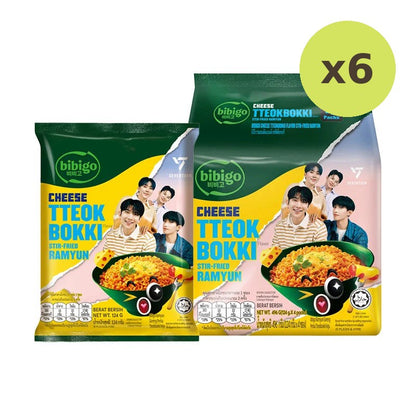 Bibigo Instant Noodles Stir Fried Ramyun Cheese Tteokbokki