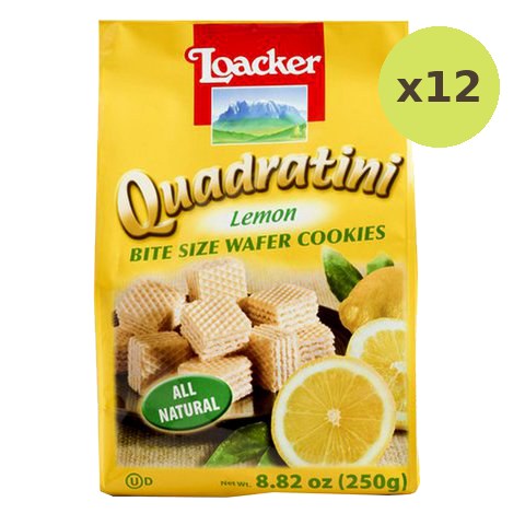 Loacker Quadratini Lemon