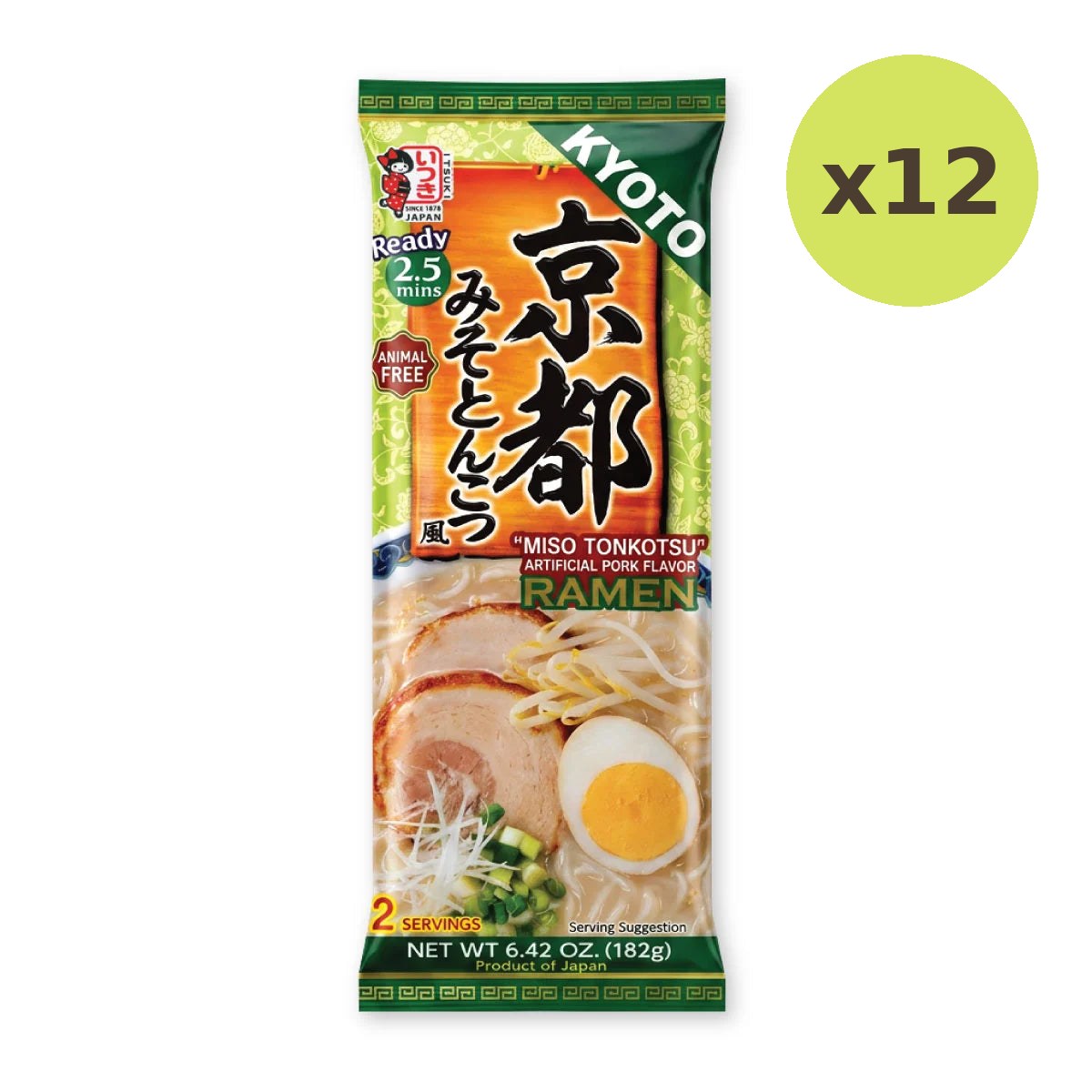 Itsuki Ramen Kyoto Miso Tonkotsu Pork Flavor