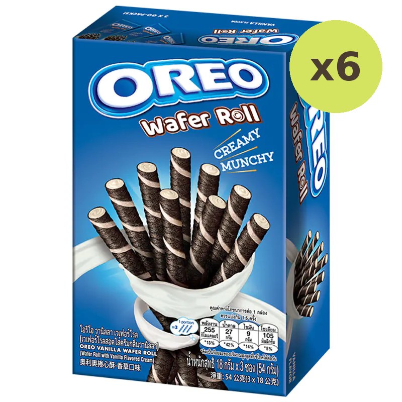 Oreo Vanilla Wafer Roll