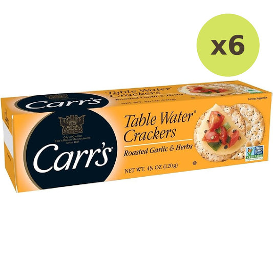 Carr's Table Water Crackers Garlic