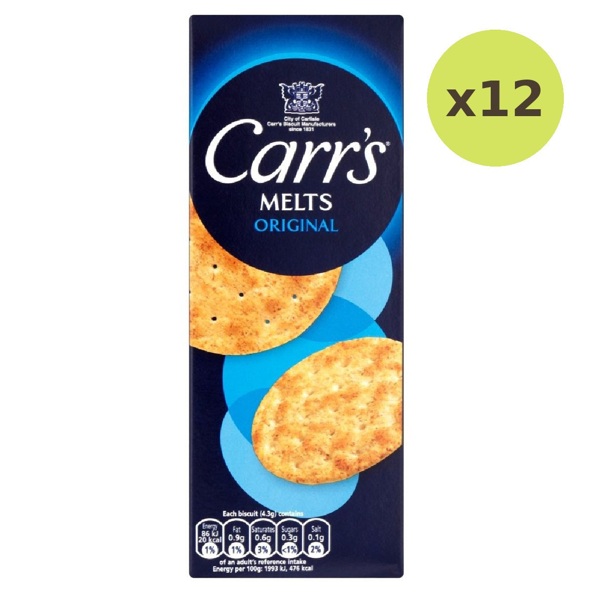 Carr's Melts Original Crackers