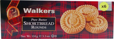 Walkers Butter Shortbread Rounds