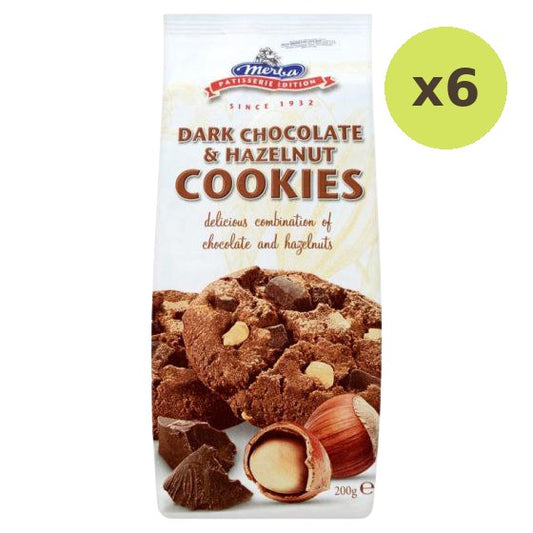 Merba Dark Chocolate & Hazelnut Cookies