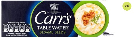 Carr's Table Water Crackers Sesame Seeds