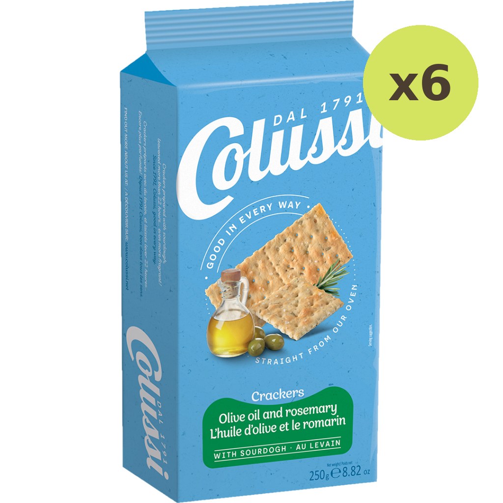 Pan Colussi Olive Oil & Rosemary Crackers