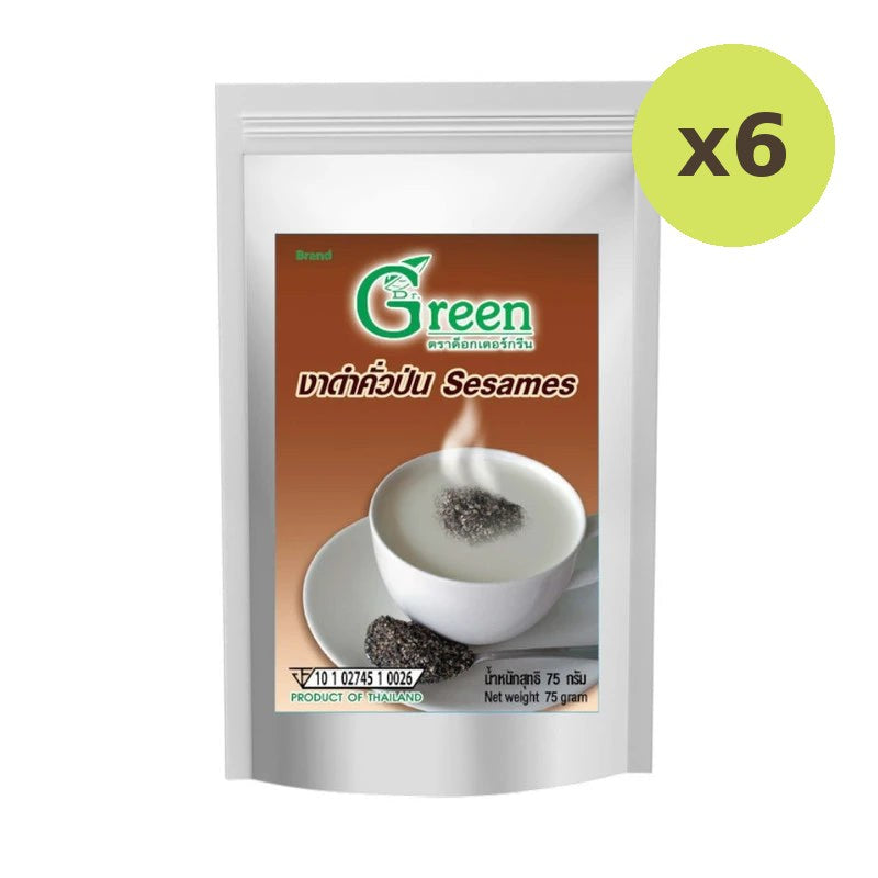 Dr.Green Ground Roasted Black Sesame Organic Traditional 75g