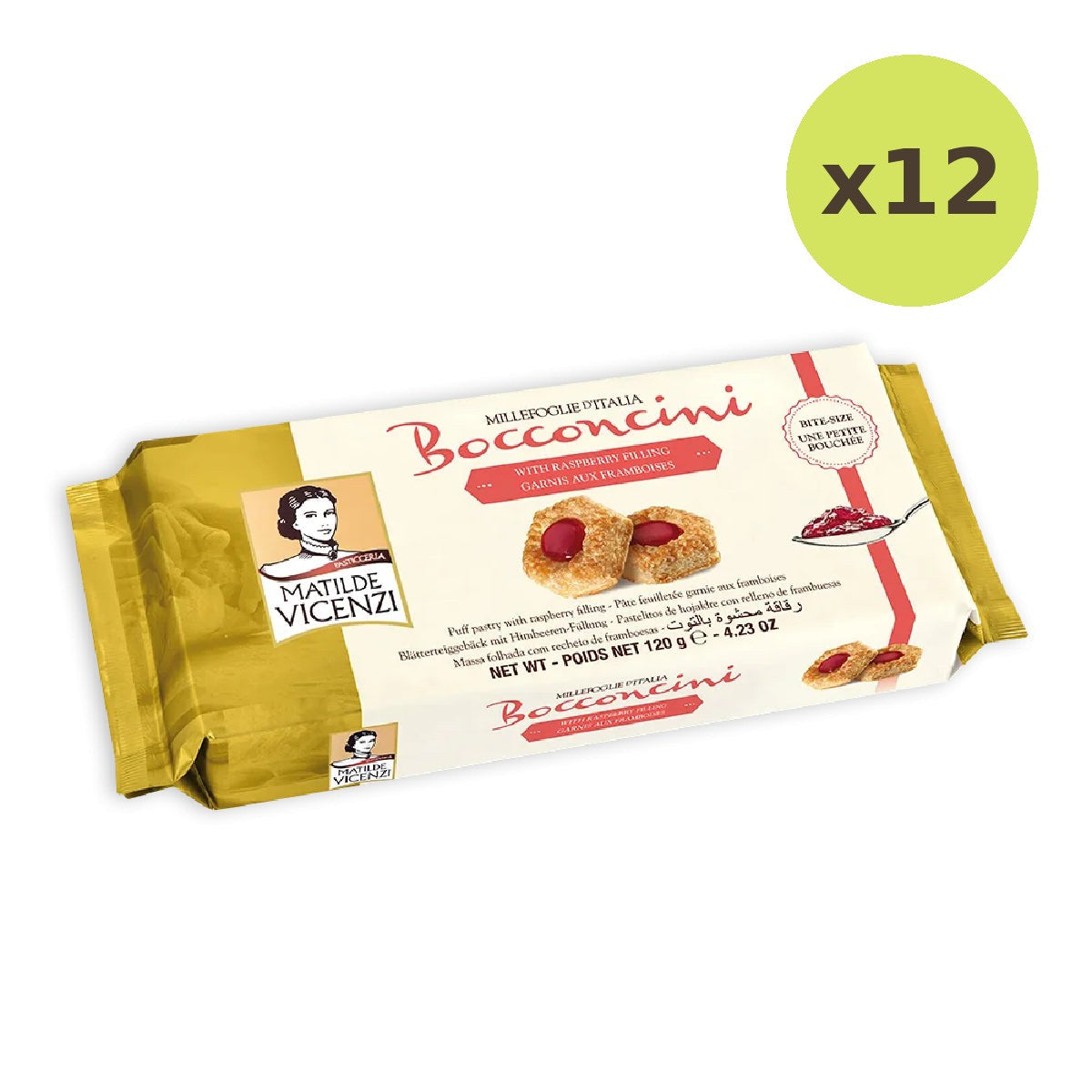 Vicenzi Fiorellini Rasberry Filling
