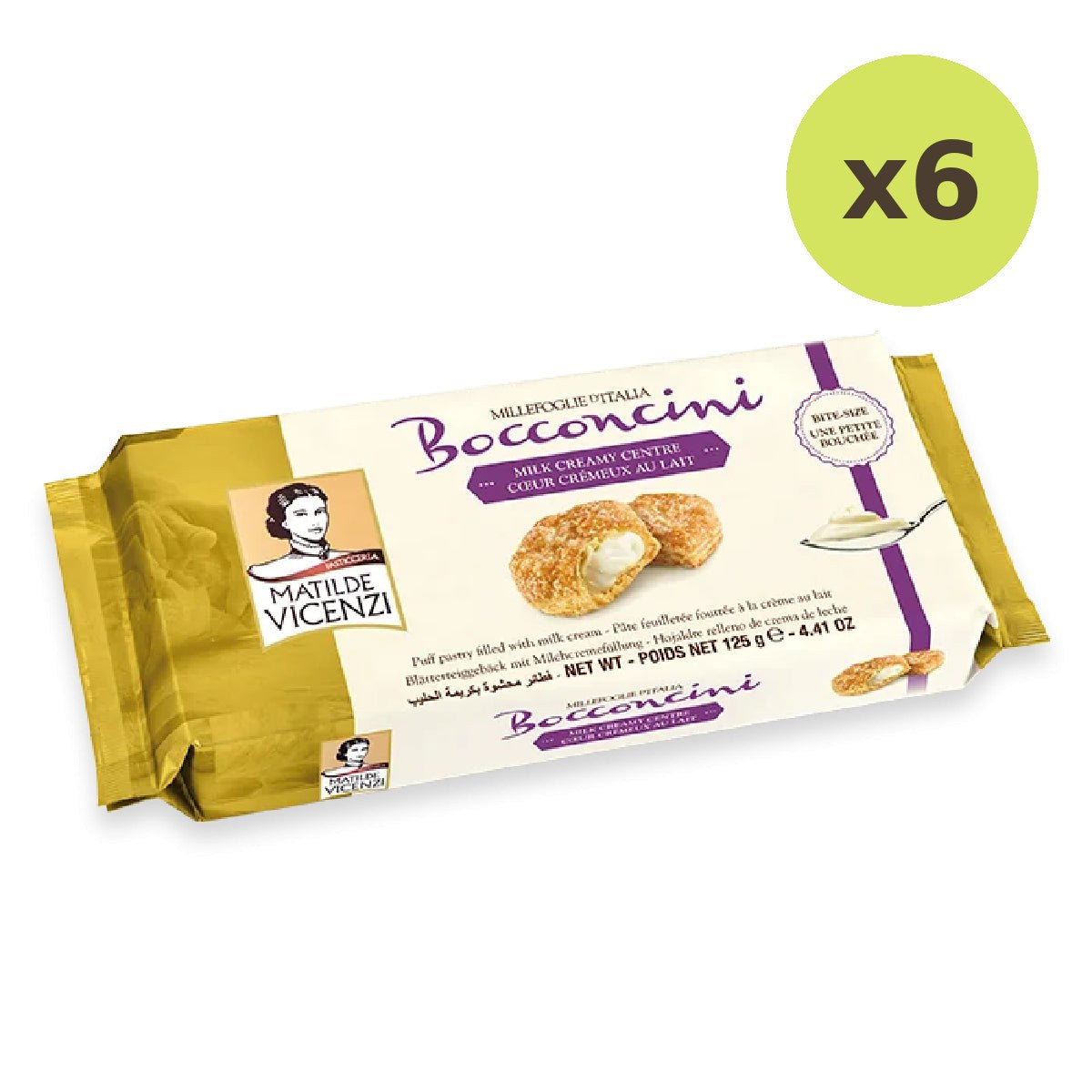 Vicenzi Bocconcini With Milk Cream