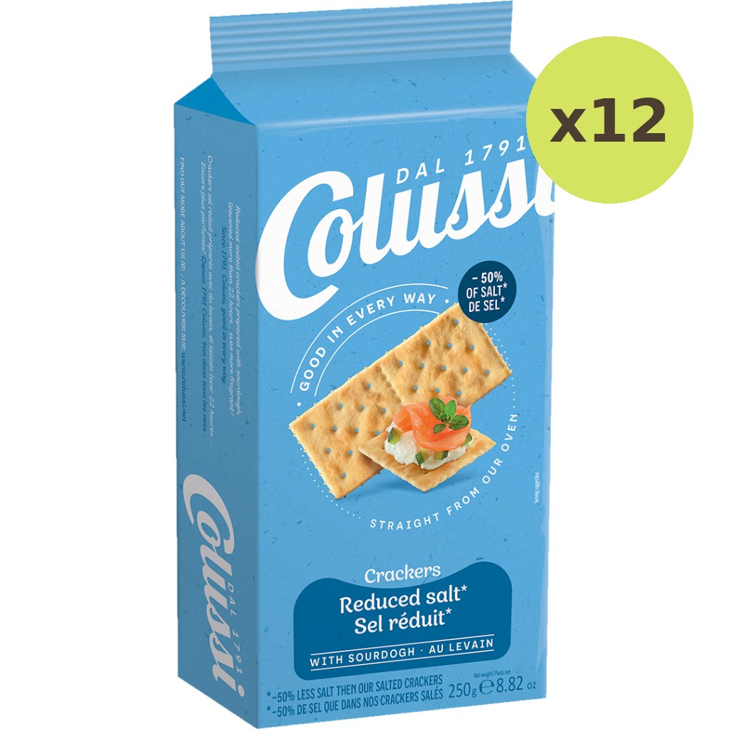 Pan Colussi Reduced Salt Crackers