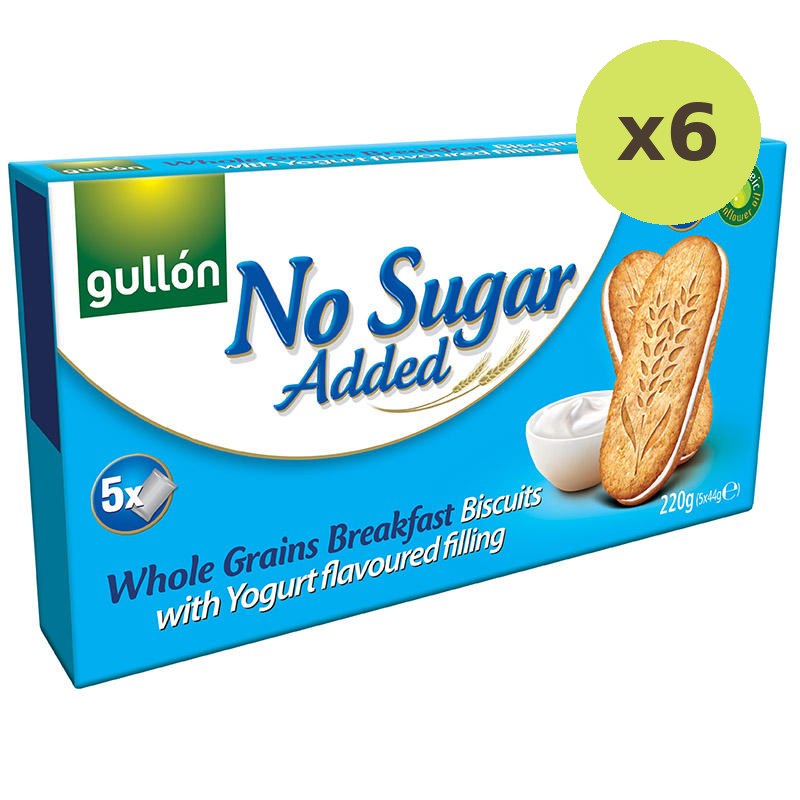 Gullon Yogurt Cream No Sugar Added Biscuits