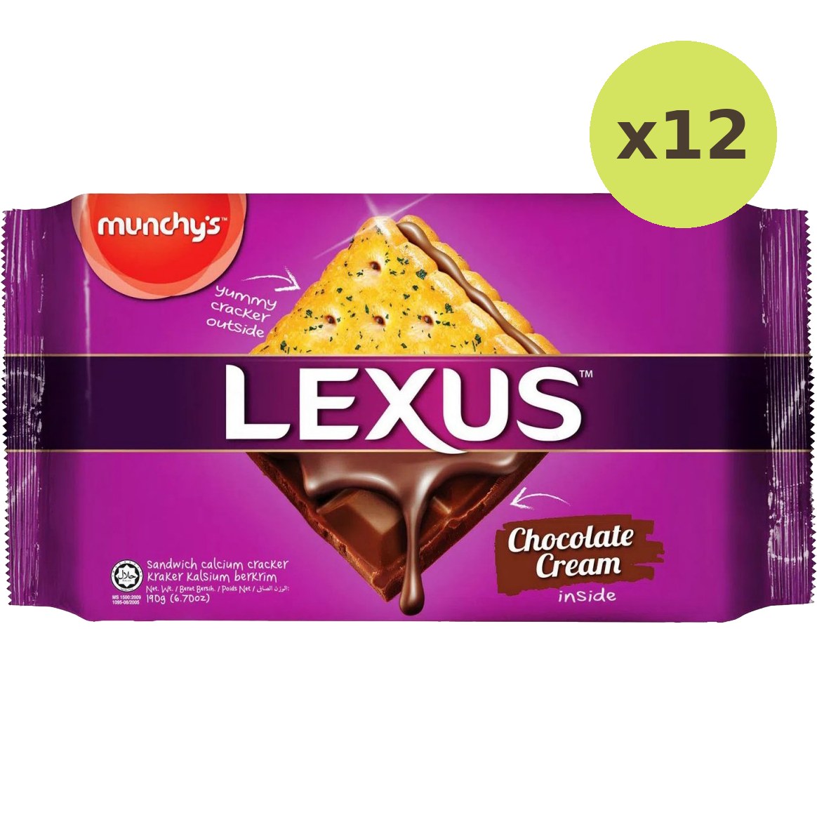 Munchy's Chocolate Cream Sandwich Crackers