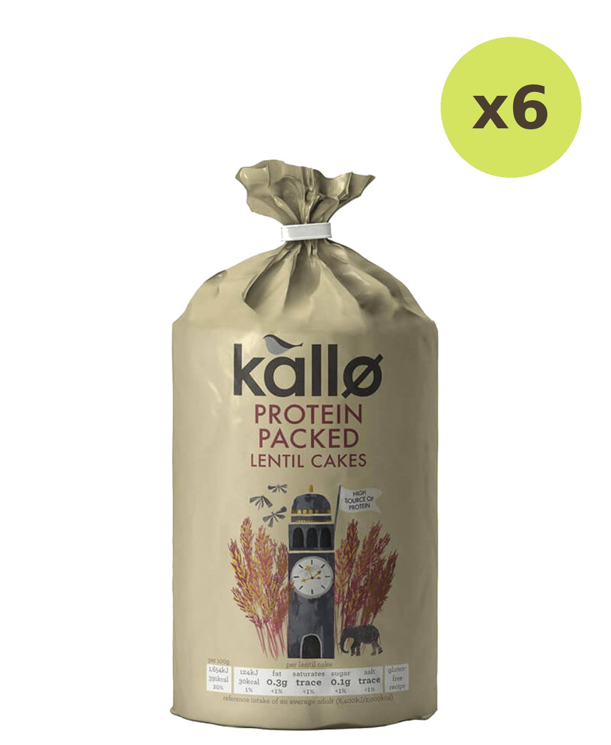 Kallo Protein Lentil Cake