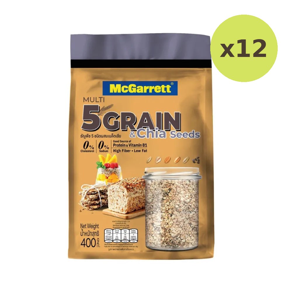 Mcgarrett 5 Cereals Mixed With Chia Seeds 400g
