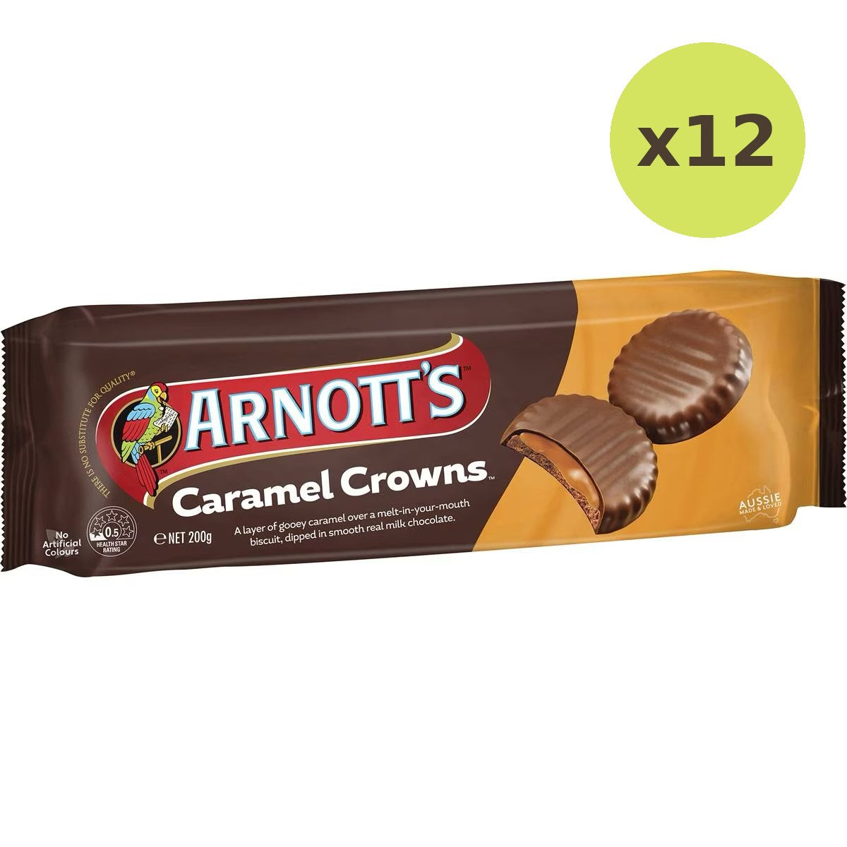 Arnott's Chocolate Caramel Crowns