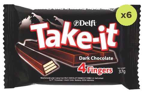 Delfi Take It Dark Chocolate Wafer