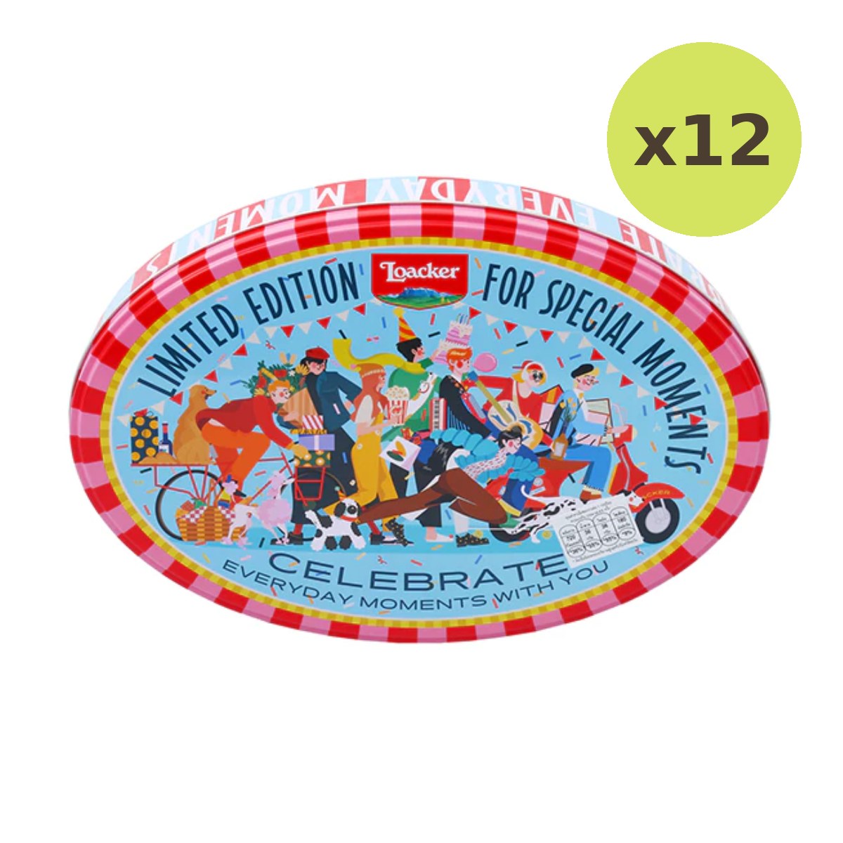 Loacker Quadratini Mix Gift Tin