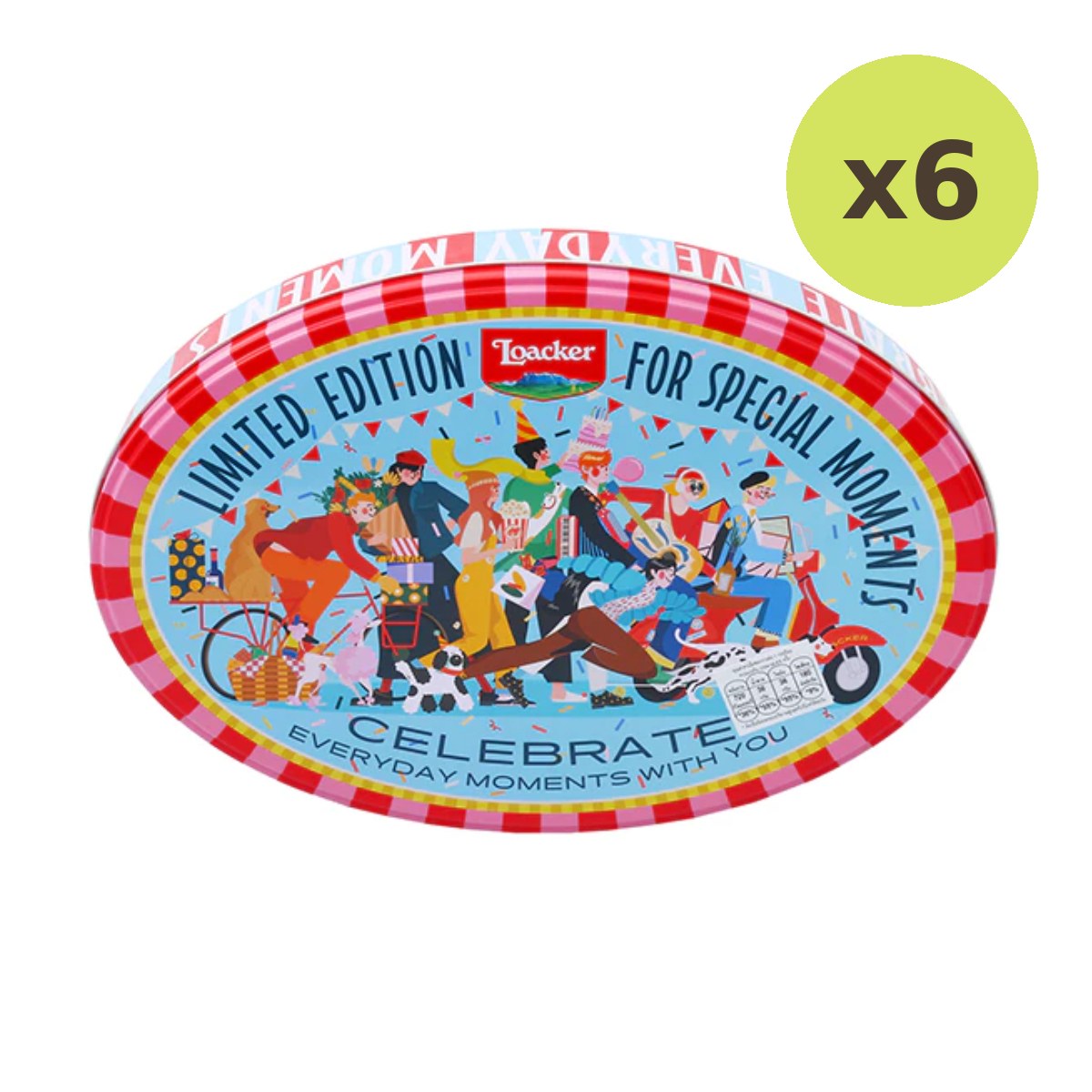 Loacker Quadratini Mix Gift Tin