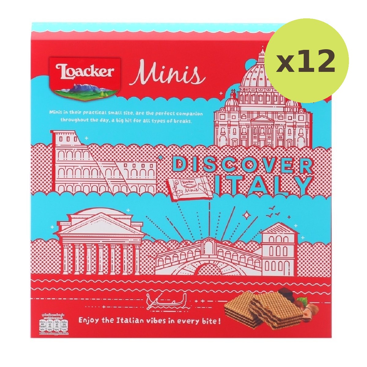 Loacker Italian Square Wafer Gift Box