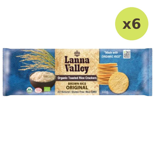 Lanna Valley Organic Rice Crackers Original