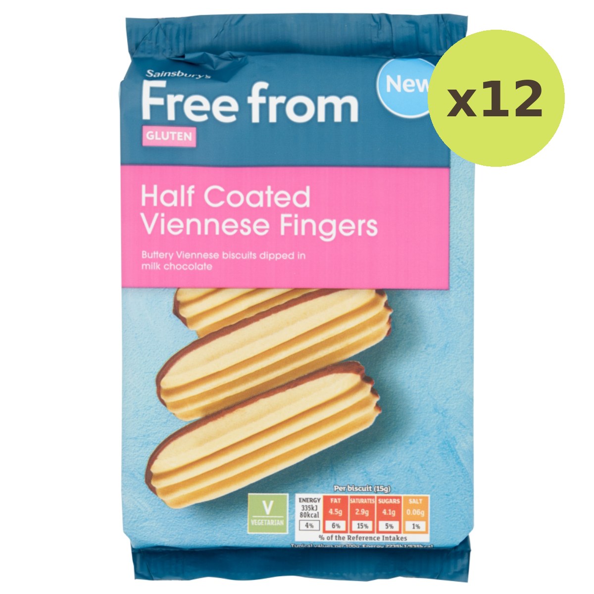 Sainsbury's Half Coated Viennese Fingers